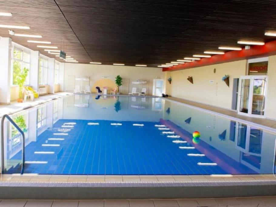 Apartment Harzfeuer Mit Wunderbarem Ausblick Und Schwimmbad Braunlage Exterior foto
